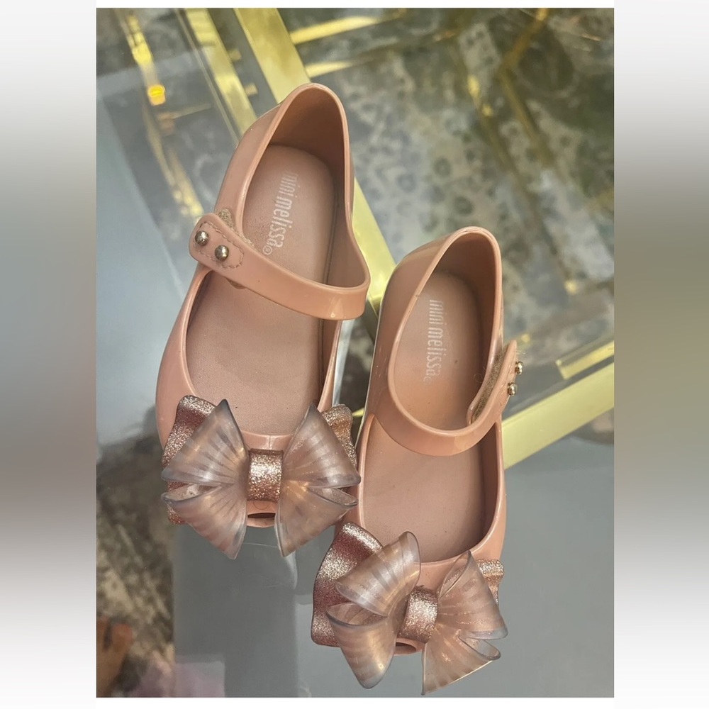 Mini Melissa Jelly Mary Janes Maryjanes FLATS Sandals 🍇 Size 7